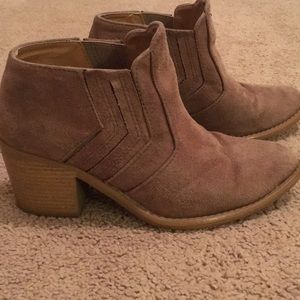 Taupe ankle boot